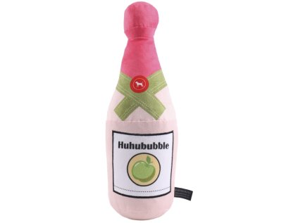 Huhubamboo plyšová hračka pre psov šampanské ružové M 37cm