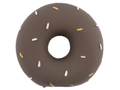 Huhubamboo pískacia hračka pre psov latexový donut 6,5cm