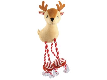 Huhubamboo plyšová hračka pre psov sob s tenisovými loptičkami 32cm