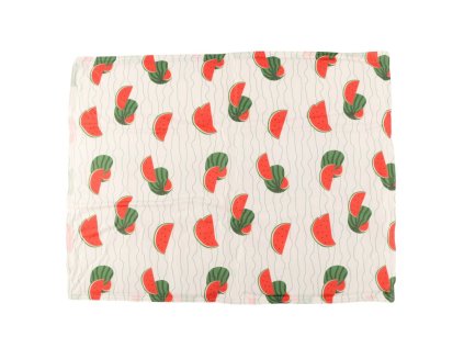 Chladiaca podložka HUHUBAMBOO melón L 100x70 cm