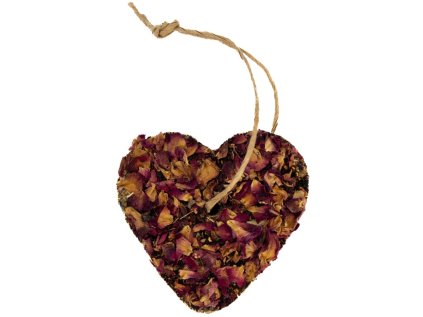 Bezobilné bylinkové srdce Herbs Crunch - šípok, ruža, ibištek 80 g