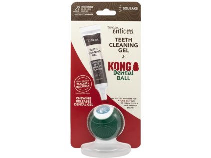 Tropiclean Enticers cistici gel na zuby pre psov - udene hovezi + hr.KONG M