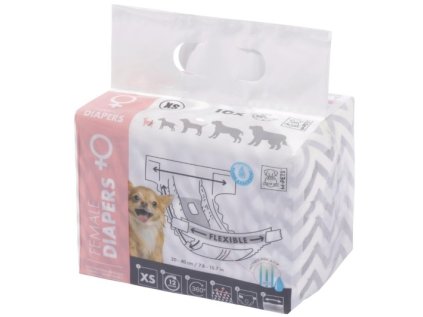 M-Pets Diapers plienky pre sučky XS