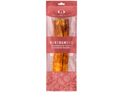 Huhubamboo Hovädzia kolagénová fileta L 2 ks