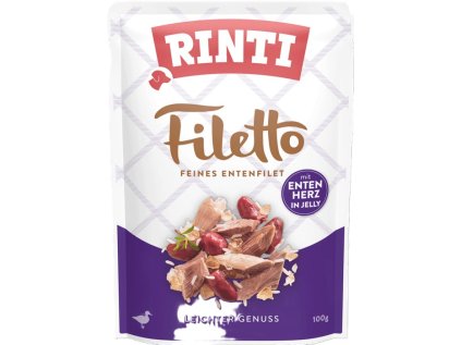 RINTI FILET kapsička kačica a kačacie srdce 100g