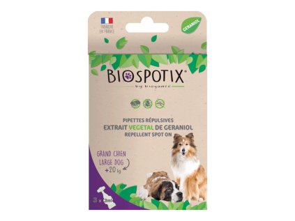 BIOGANCE Biospotix spot-on pre psov L/XL s repelentným účinkom 3x3 ml