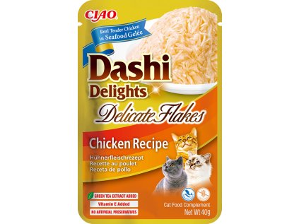 Kapsička Dashi Cat Delights Delicate Flakes kuracie 40g