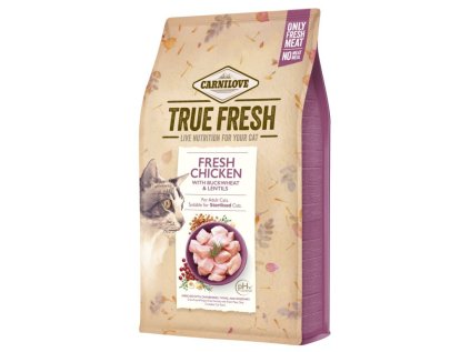 Carnilove True Fresh Cat Chicken 4,8 kg EXPIRÁCIA december (27.12.2025)