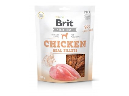 brit jerky chicken fillets 200 g expiracia marec 23 3 2026
