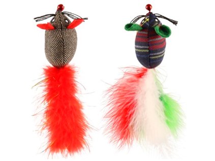 Huhubamboo vianočný set myší pre mačky typ 3