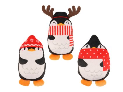 Huhubamboo vianočný plyšový tučniak 13 cm