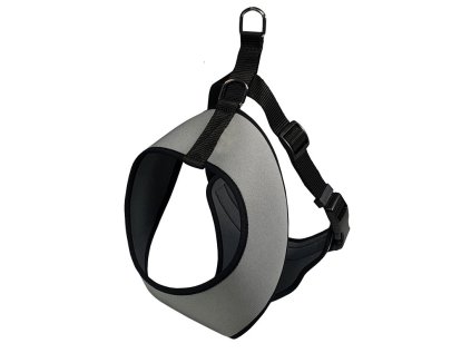 Huhubamboo postroj do auta neoprén sivý | S