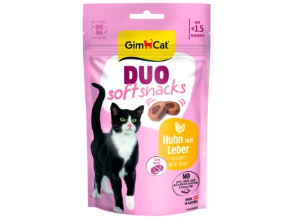 GimCat Duo Soft Snacks kuracie s pečeňou 50 g
