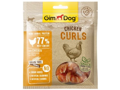 GimDog Curls kuracie 55 g EXPIRÁCIA marec (31.3.2026)