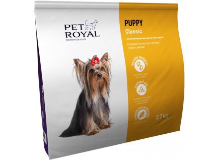 Pet Royal Puppy Classic 2,7 kg EXPIRÁCIA apríl (24.4.2026)