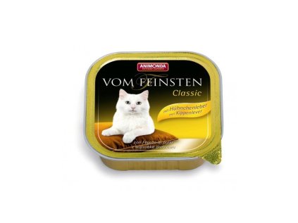 Animonda Vom Feinsten Classic paštéta pre mačky kuracia pečeň 100 g EXPIRÁCIA apríl (21.4.2026)