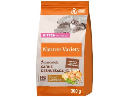 Nature's Variety Selected pre mačiatka s kuracím 300 g EXPIRÁCIA máj (21.5.2026)
