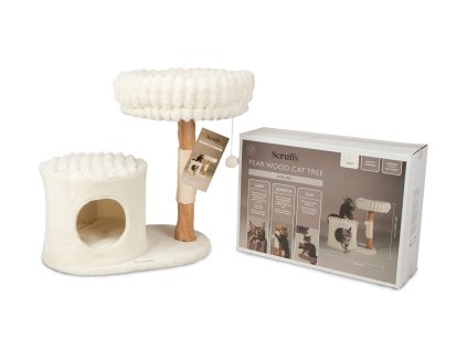 Mačacie škrabadlo strom Scruffs Himalayas v krémovej farbe
