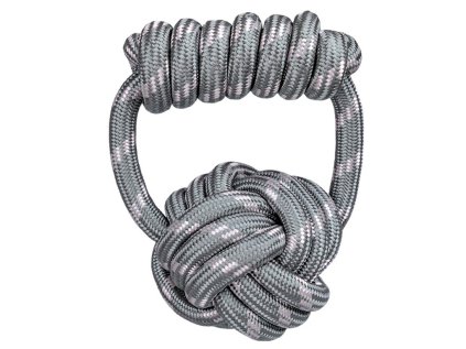 Huhubamboo preťahovadlo madlo s uzlom sivé