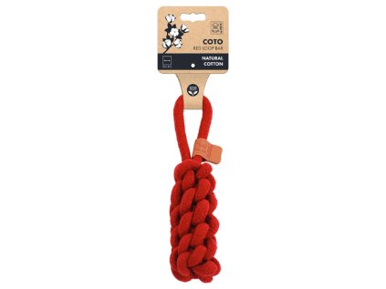 M-Pets Coto bavlnená hračka pešiek červený 22 cm