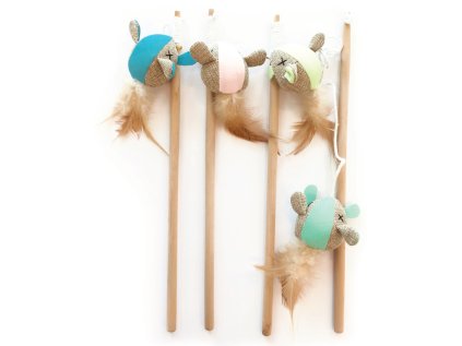 M-Pets dráždítko myš mix farieb