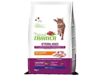5166 trainer natural cat sterilised drubezi maso 3kg