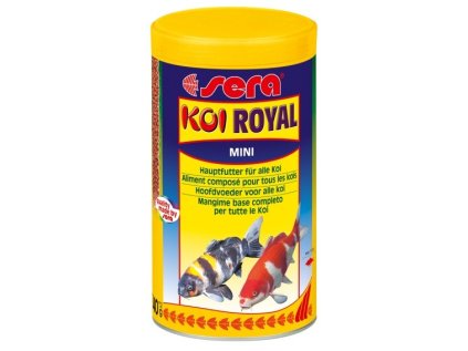 Sera základné krmivo pre koi a ostatné jazierkové ryby Koi Royal Mini 1 l NATURE