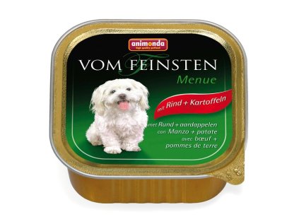 Animonda Vom Feinsten Menue paštéta pre psy hovädzie + zemiaky 150g