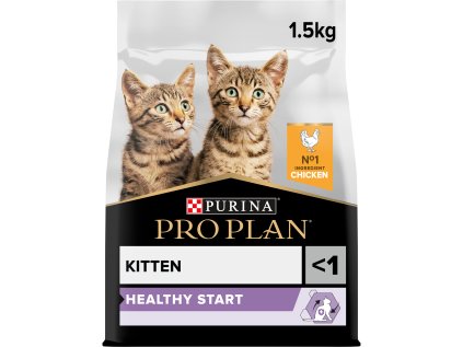 Pro Plan Cat Healthy Start Kitten kura 1,5 kg