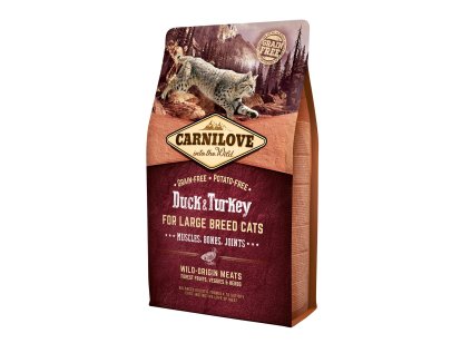 Carnilove Cat Grain Free Duck & Turkey LB Cat Muscles, Bones, Joints 2 kg