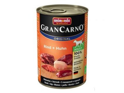 Animonda GranCarno Junior konzerva pre psy hovädzie+kuracie 400g