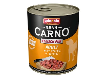 Animonda GranCarno Adult konzerva pre psy  hovädzie + kačacie srdce 400g