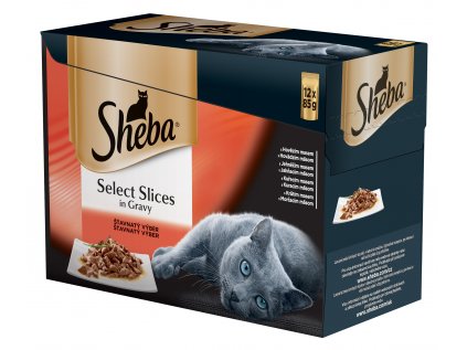 8493 sheba kapsicka select slices in gravy stavnaty vyber 12pack 1020g