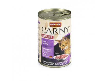 Animonda Carny konzerva pre mačky hovädzie + jahňa 400 g