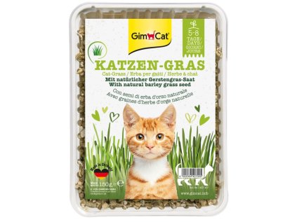 GimCat Katzen-Gras mačacia tráva s lúčnou vôňou 150 g