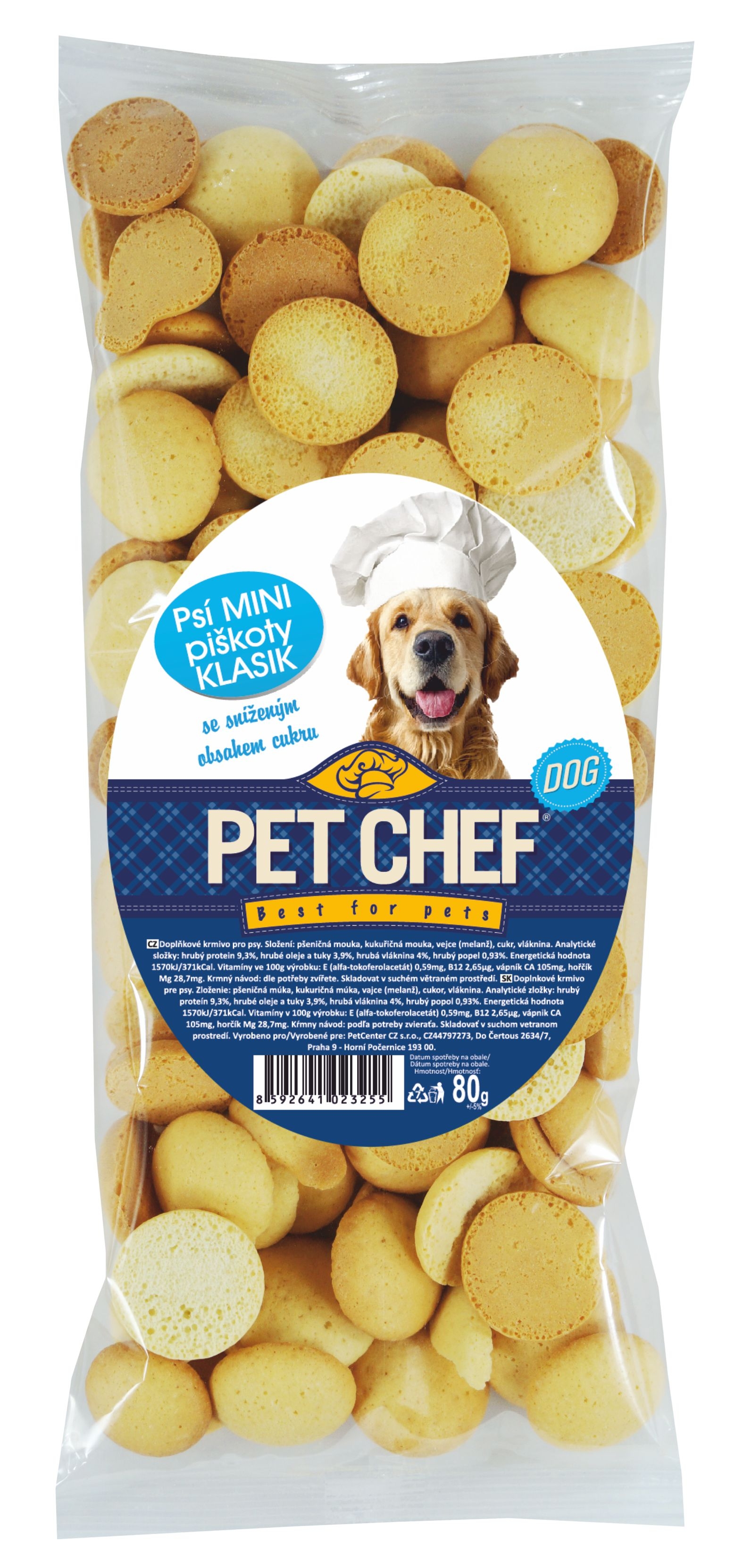 E-shop Pet Chef Mini Piskoty Klasik 80g