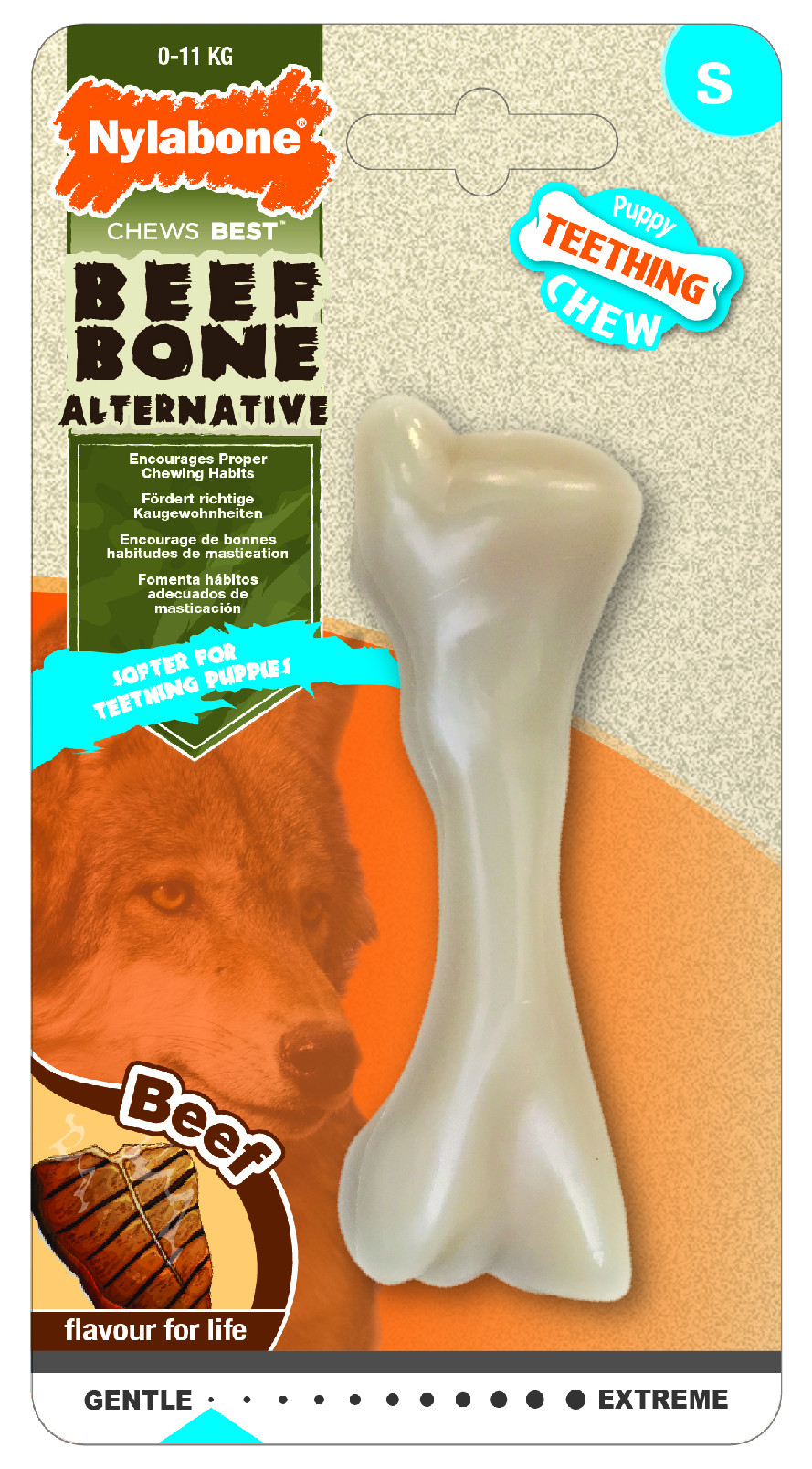 E-shop Nylabone Hračka NYLAB Puppy Beef Bone S