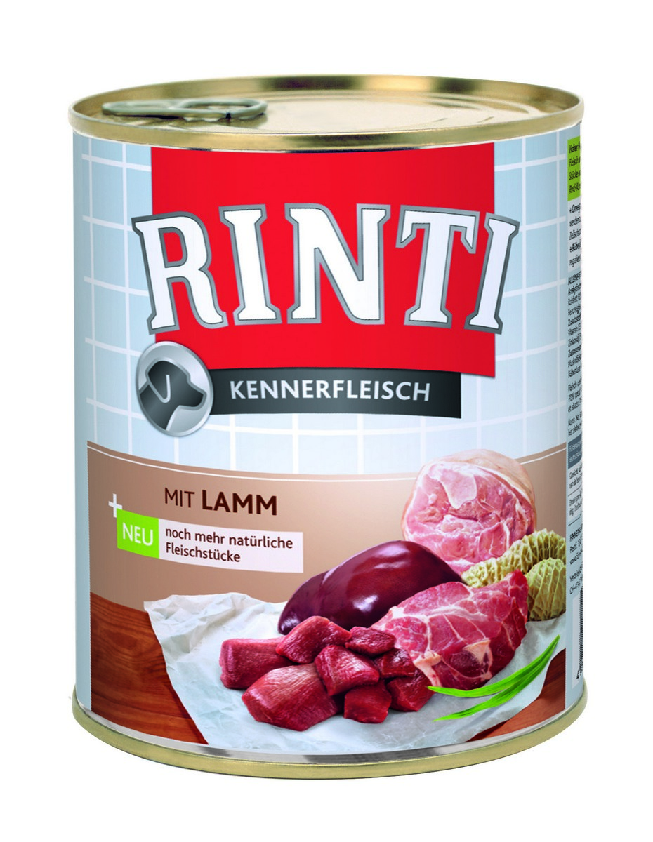 E-shop Rinti konzerva pre psov jahňa 800g