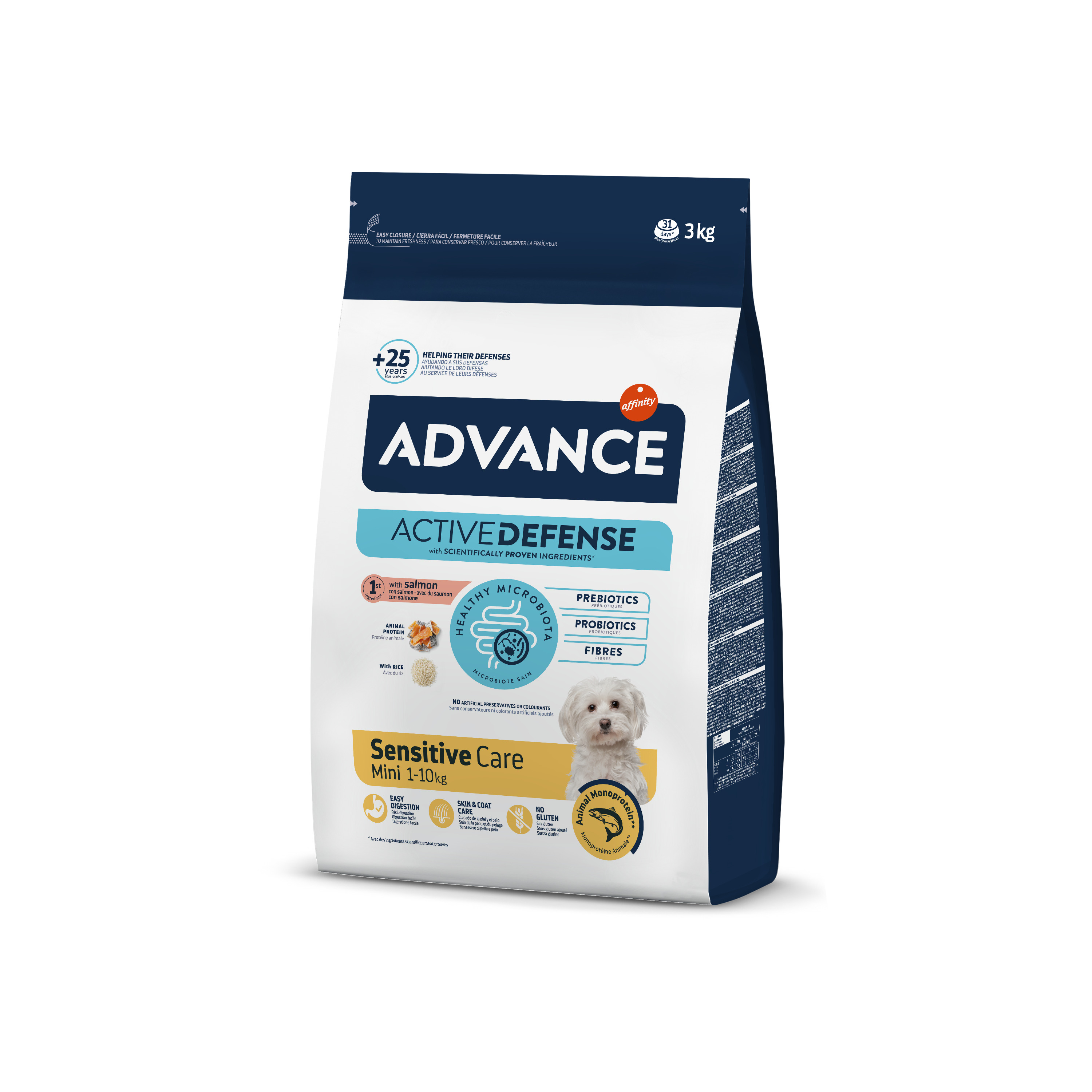 E-shop ADVANCE DOG MINI Sensitive 3 kg