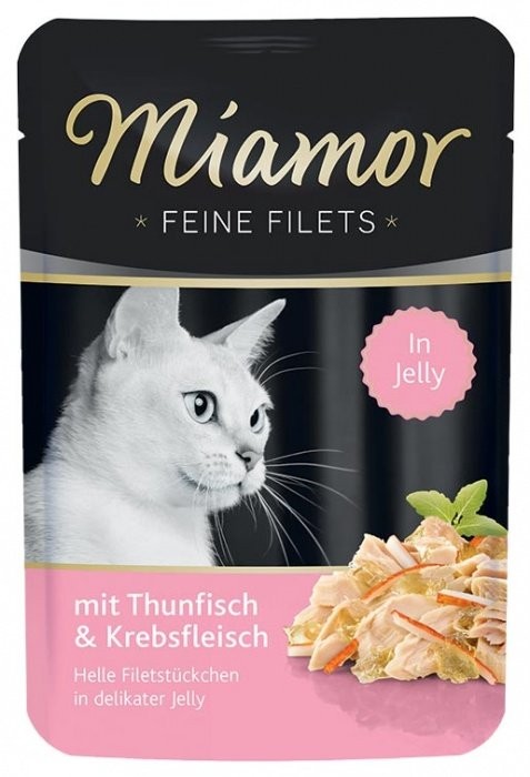 E-shop Miamor Feine Filets tuniak+krab 100 g