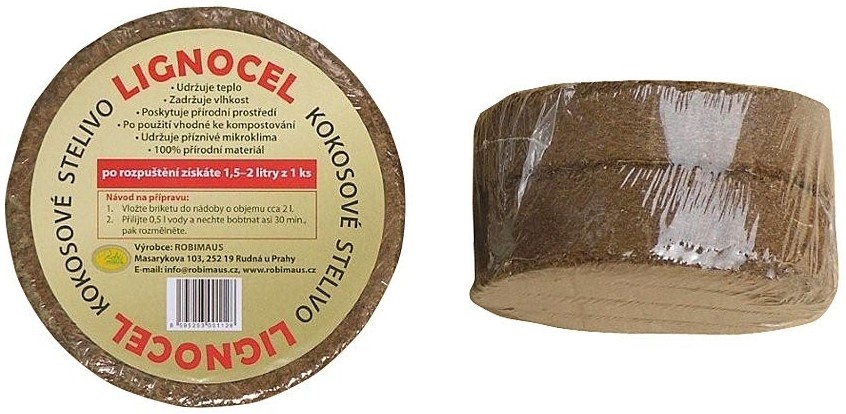 E-shop Robimaus Lignocel kokosový puk 2ks