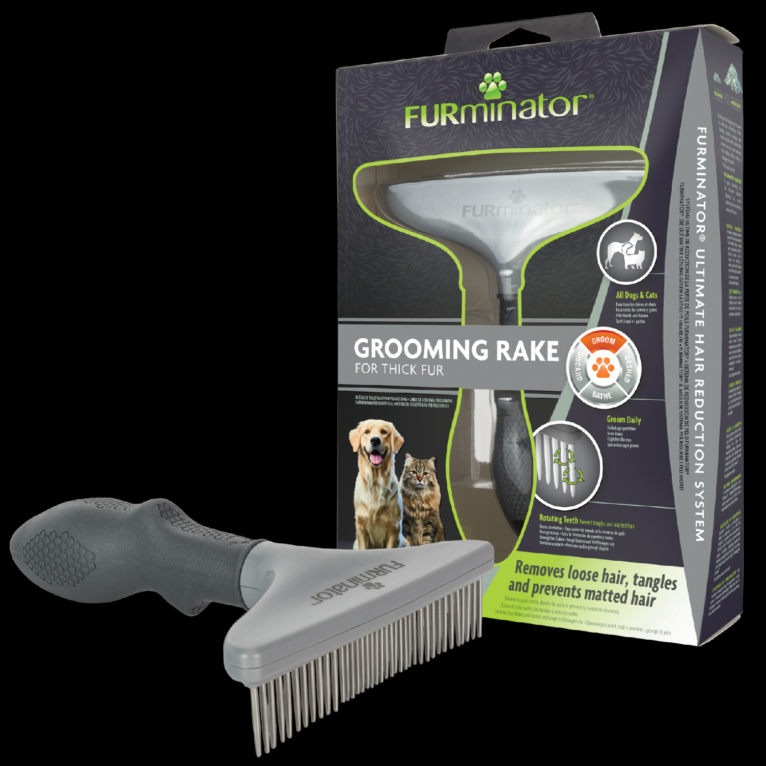 E-shop FURminator hrebeň typu hrable