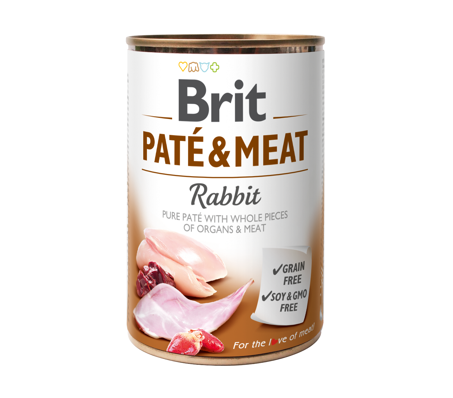 E-shop Brit Care Konzerva Brit Pate & Meat Rabbit 400 g