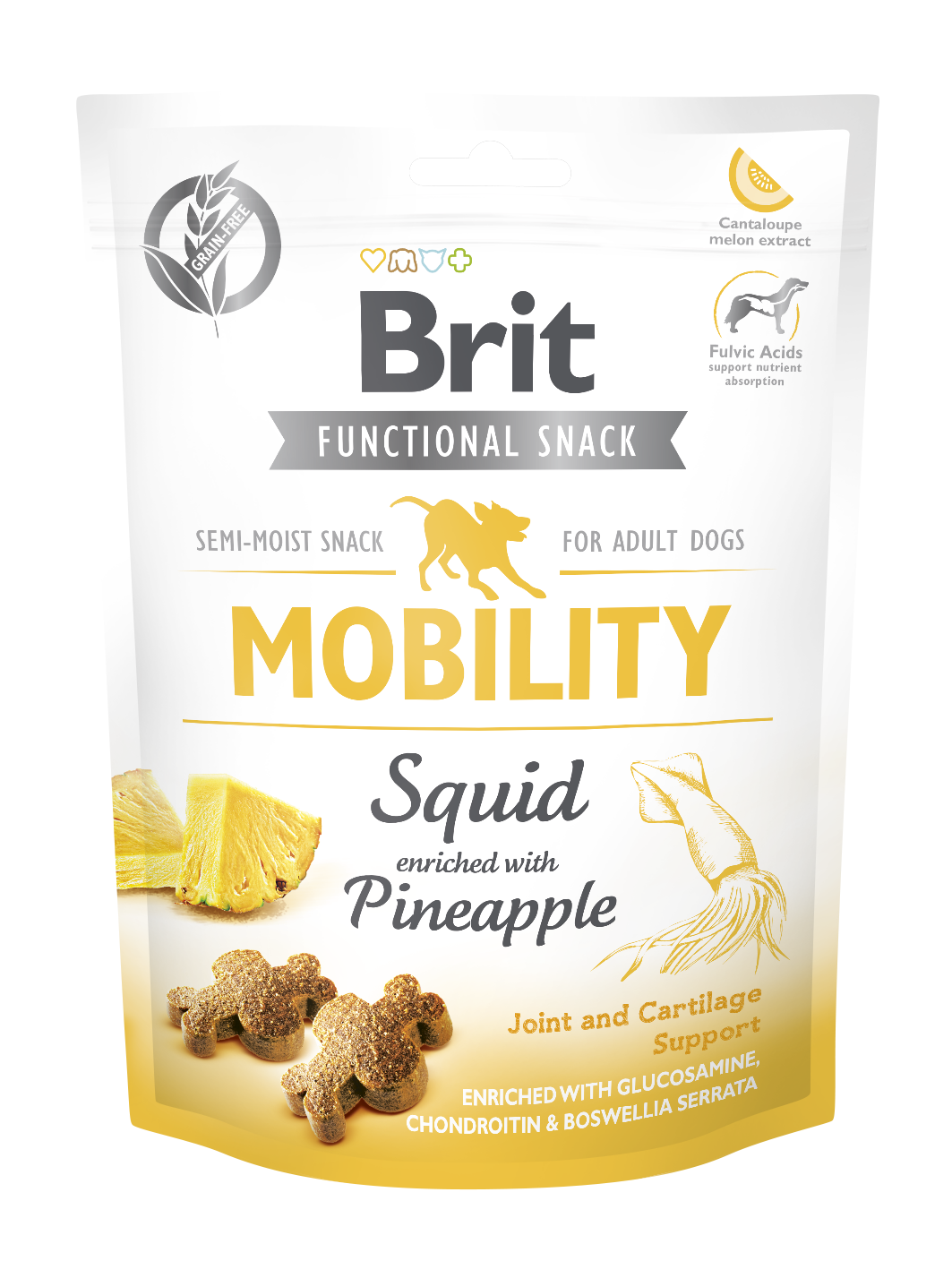 E-shop Brit Care Dog Snack Mobility Squid 150 g