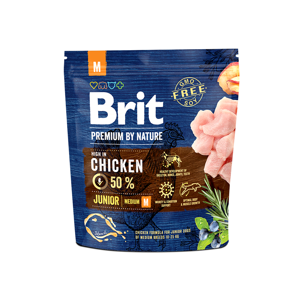 E-shop Brit Premium by Nature Junior M 1 kg