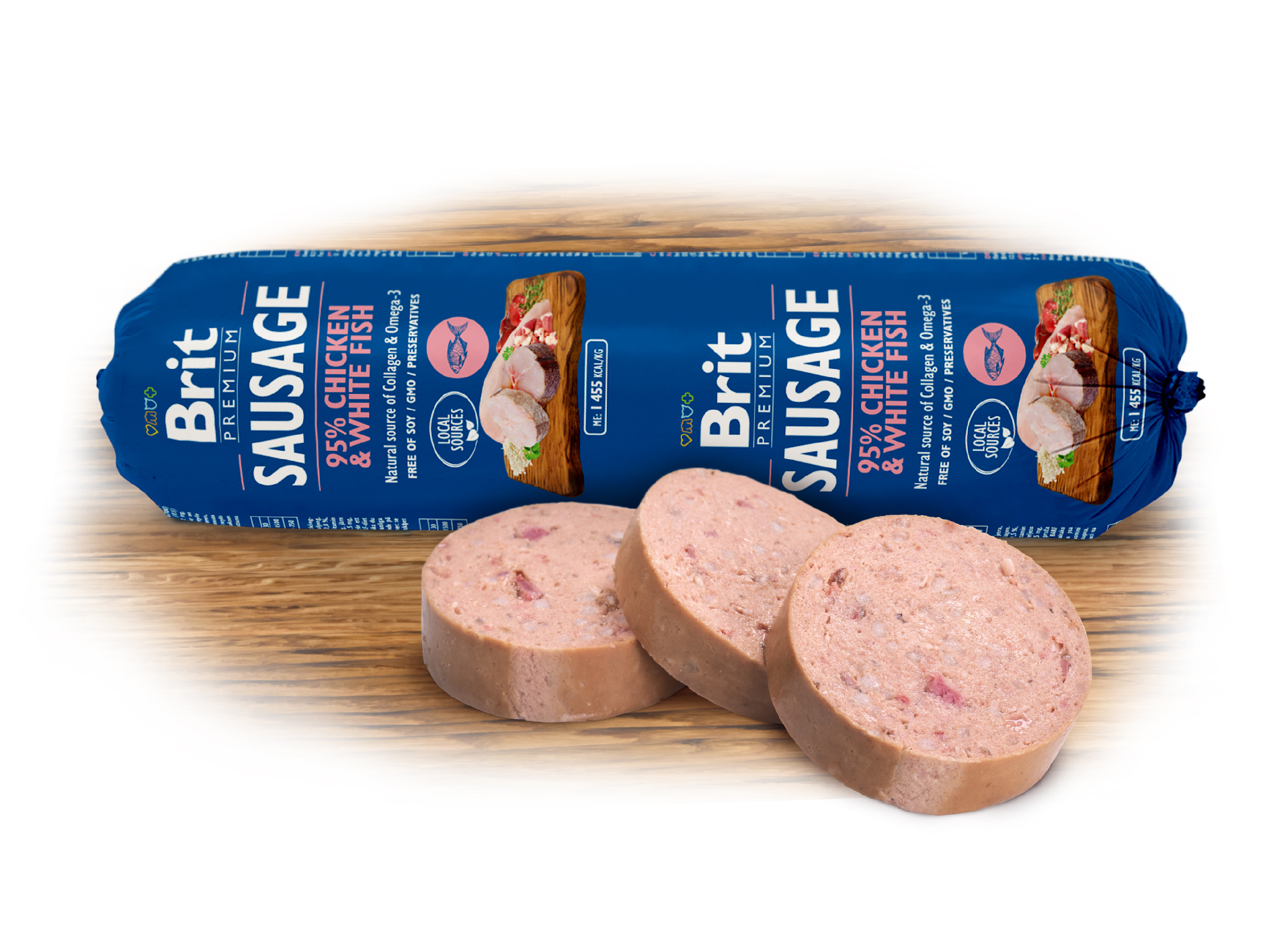 E-shop Brit Premium Sausage Chicken & White Fish 800 g