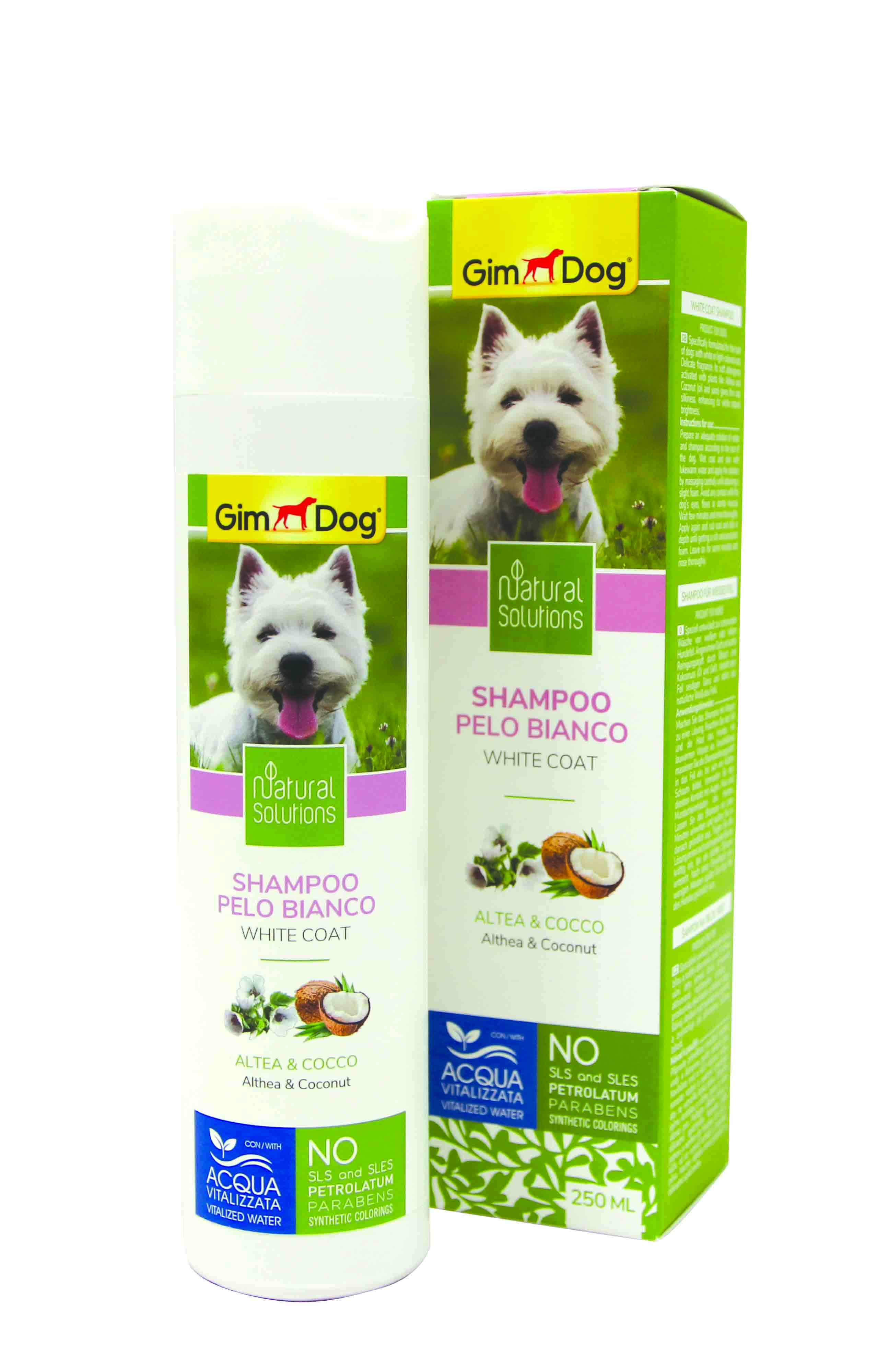 E-shop Gimborn GimDog šampón biela srsť 250 ml