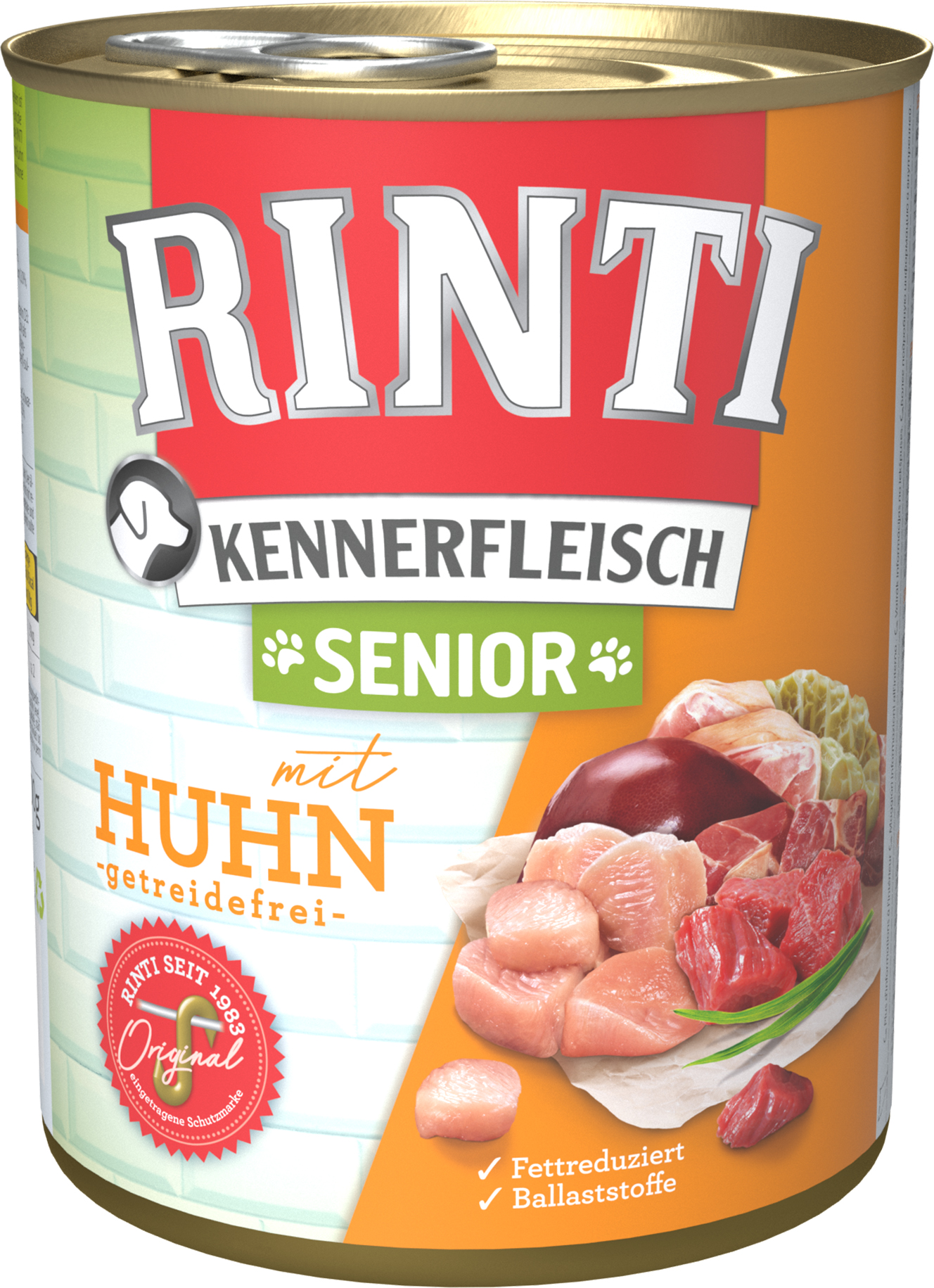 E-shop Rinti konzerva pre psov senior kuře 800g