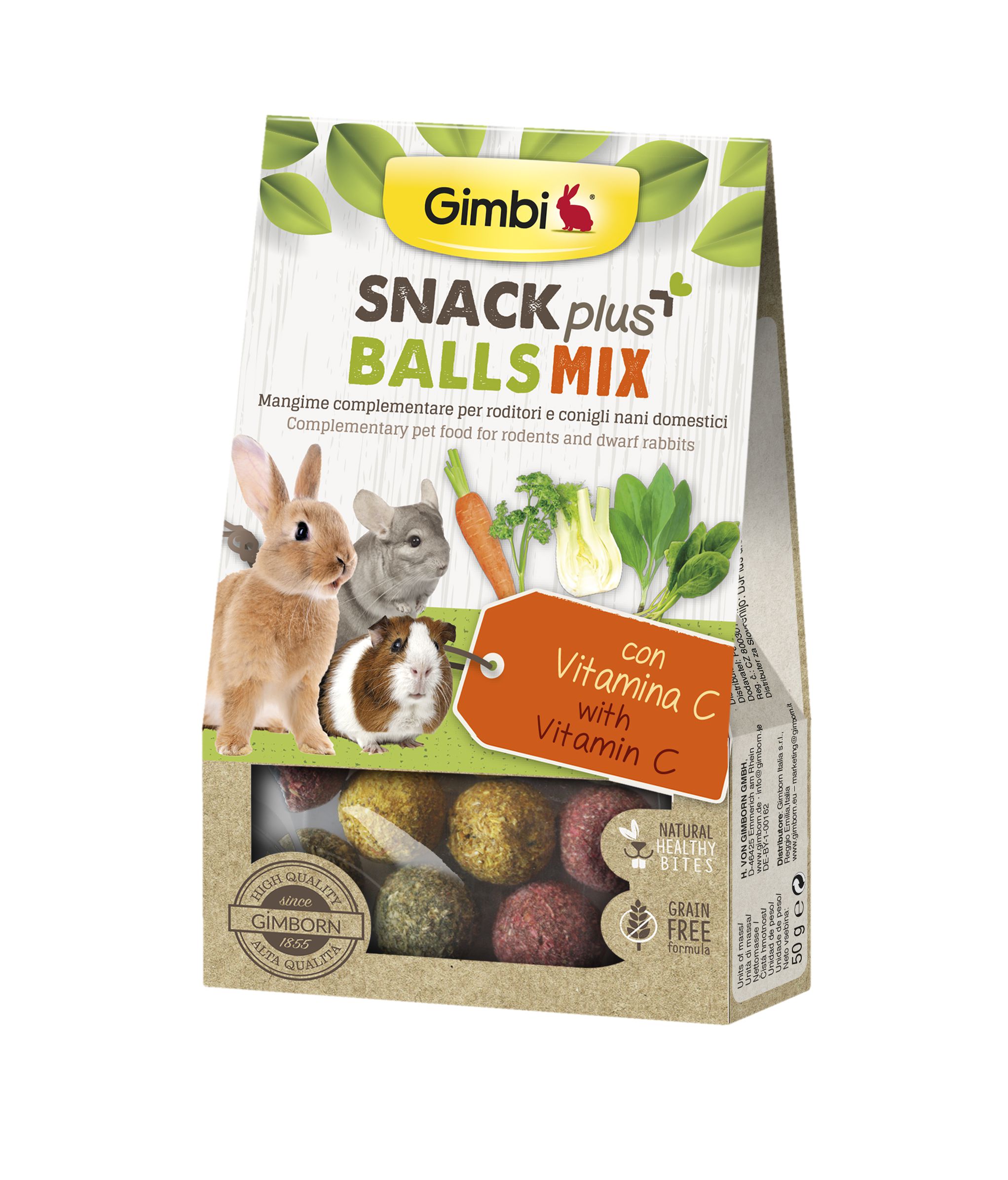 E-shop Gimbi Snack Plus guličky MIX 50G