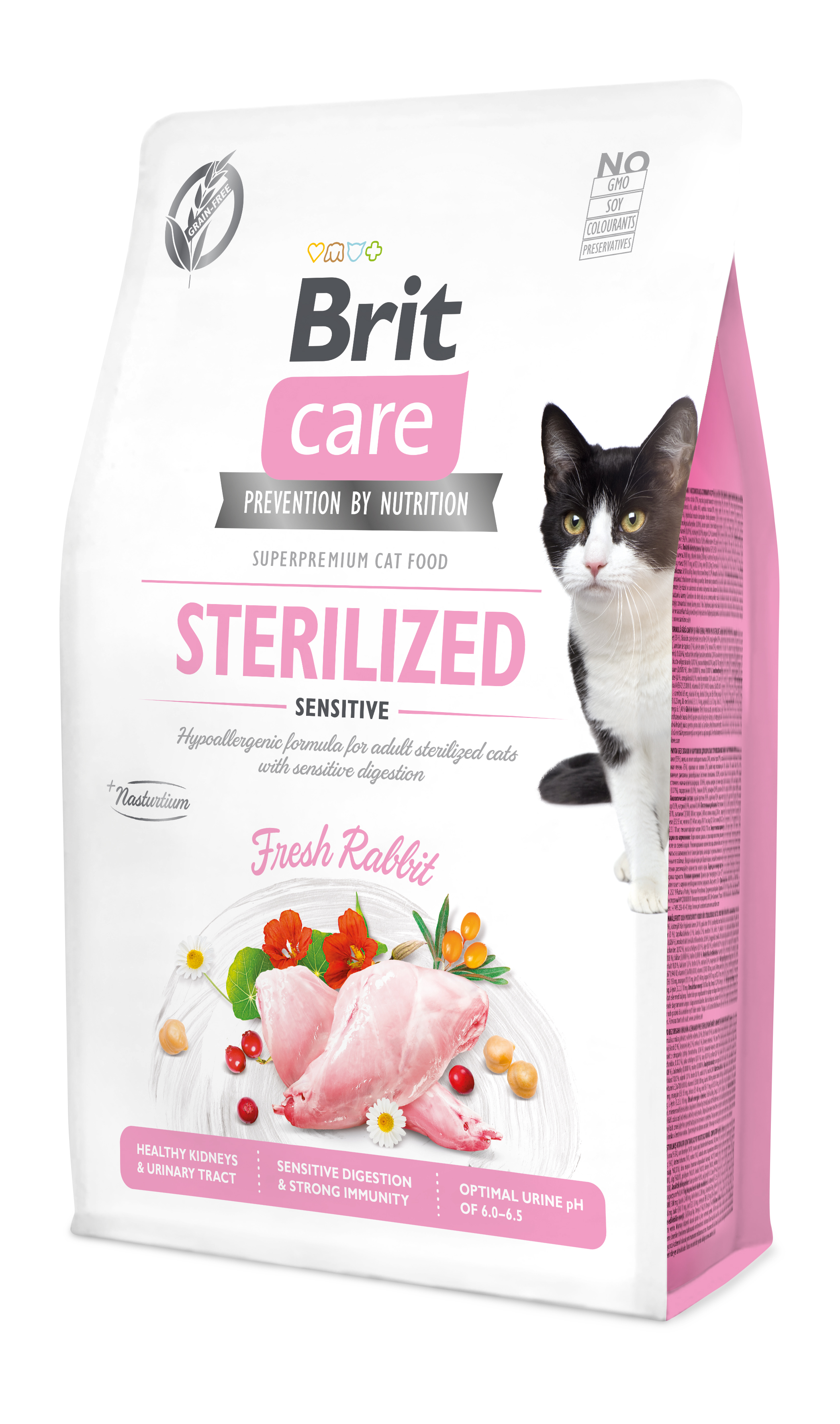 E-shop Brit Care Cat Grain-Free Sterilized Sensitive 2 kg